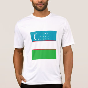 Uzbekistan vlag t-shirt
