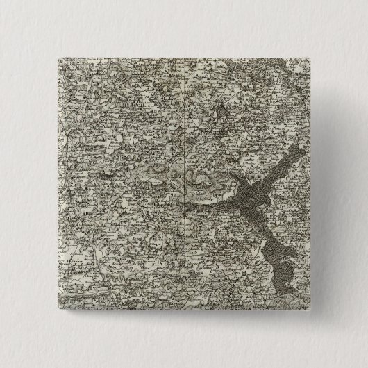 Uzel Vierkante Button 5,1 Cm (Voorkant)