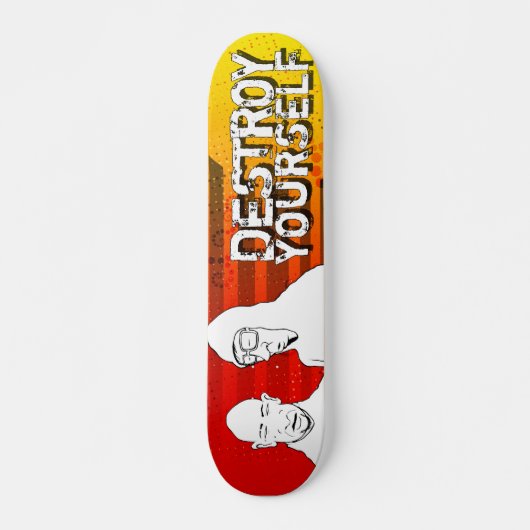 uzelf vernietigen - zon skateboard (Voorkant)