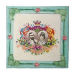 V0003 Victoriaans Antiek Reproduction Ceramic Tile Tegeltje