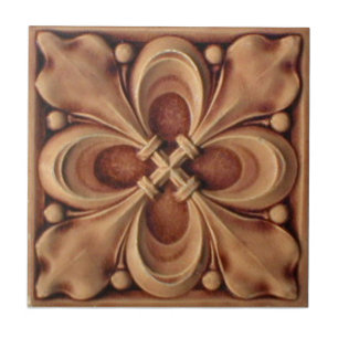 V0016 Victoriaans Antiek Reproduction Ceramic Tile Tegeltje