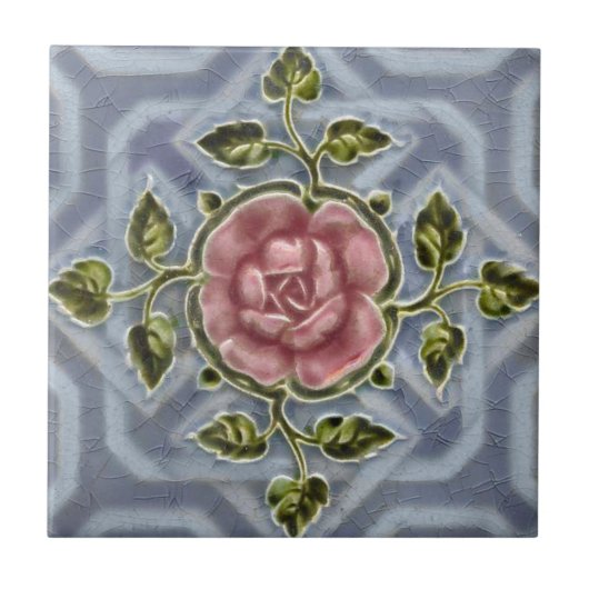 V0045 Victoriaans Antiek Reproduction Ceramic Tile Tegeltje (Voorkant)