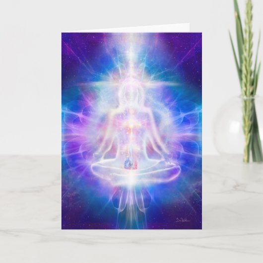 V069 Meditator Flame Kaart (Voorkant)