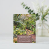 V1 Plantes tropicaux Cartes de remerciements (Debout devant)