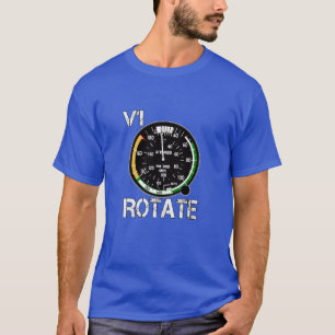 V1 Roteren - Vliegtuig liefhebbers Pilot Talk T-shirt