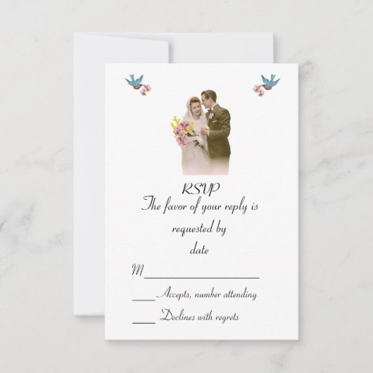 V21 Wedding Invitation RSVP (Voorkant)
