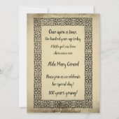 V2 Antiek Storybook 100e verjaardag Kaart (Voorkant)