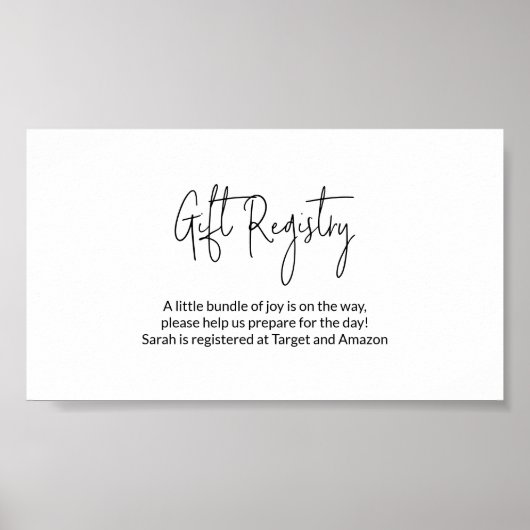 V2 Gift Registry Insert_Custom Digital Download Poster (Voorkant)