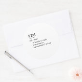 V2M RONDE STICKER (Envelop)