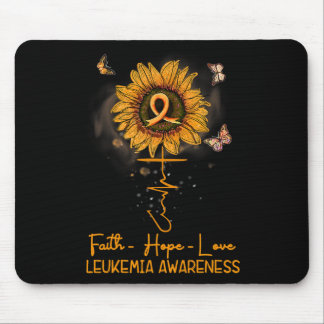 V5az Zonnebloem Oranje Lint Christelijke Leukemie  Muismat