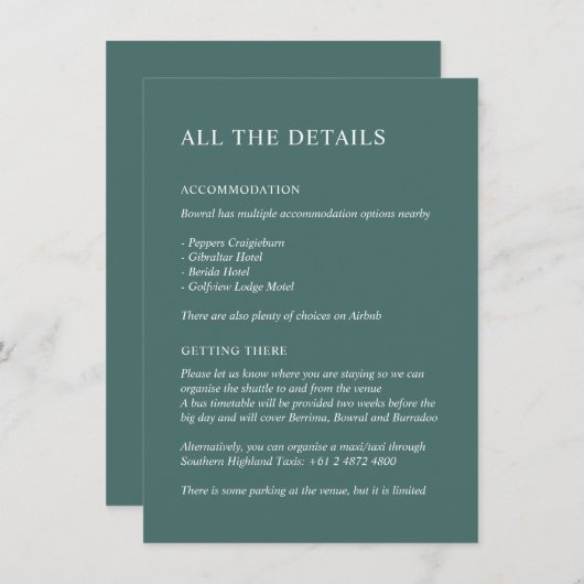 V6 Waterverf ChloeNick #466D69 details Informatiekaartje (Voorkant / Achterkant)