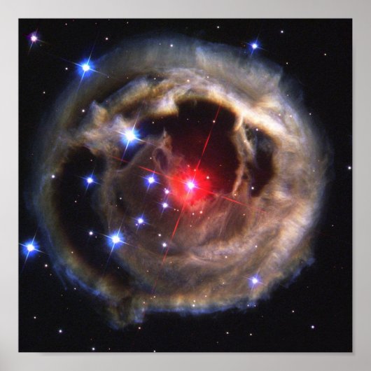 V838 Monocerotis ster NASA Poster (Voorkant)