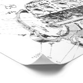 V8-motor Poster (Hoek)