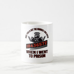 V8 Motor Ventilator autozuiger 8 cilindrisch Koffiemok