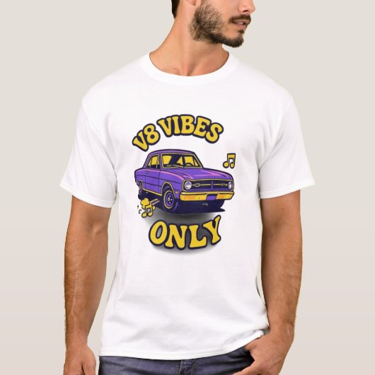 V8 Vibes Seulement 1968 Dodge Dart GTS T-Shirt (Devant)