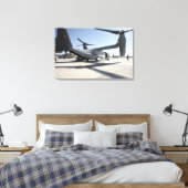 V-22 Osprey tiltrotor vliegtuig 2 Canvas Afdruk (Insitu (Slaapkamer))