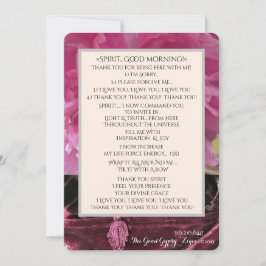 V.2 GOEDE MORNEN INspiratie en vreugde! Bedankkaart