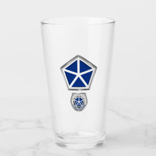 V (5de) gepantserde korps omhuld patch glas