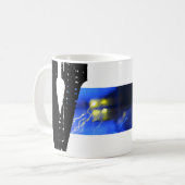 V Aangepaste Mok Monogram (Voorkant links)