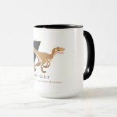 V-achtige Velociraptor-Mok Mok (Voorkant rechts)