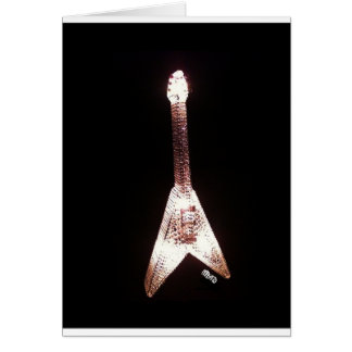 V carte de guitare