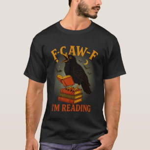V CAW V Kraai Boek Liefhebber Herfst T-shirt