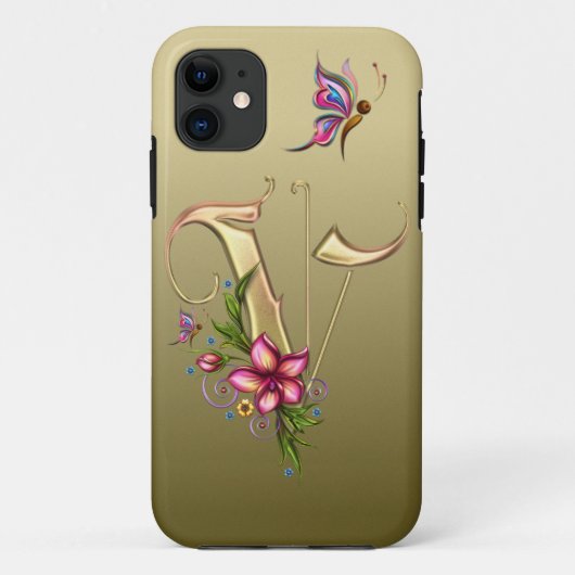 V Coque-Mate Tough Apple iPhone 11 Coque initial (Dos)