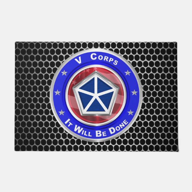 V Corps Deurmat (Voorkant)