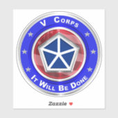 V Corps Vinyl Car Sticker (Vel)