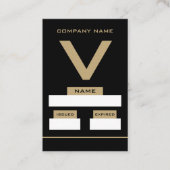 V Design, Cartes de Visiteur (Devant)