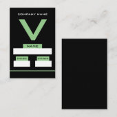 V Design, Cartes de Visiteur (Devant / Derrière)