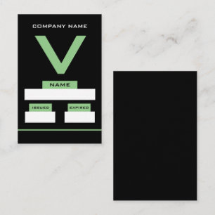 V Design, Cartes de Visiteur