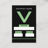 V Design, Cartes de Visiteur (Devant)