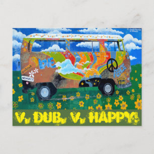 V. Dub, V. Happy! Briefkaart