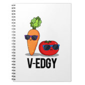 V-Edgy Funny Veggie Pun Notitieboek (Voorkant)