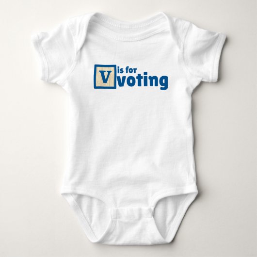 V est pour bébé voteur Body (Devant)