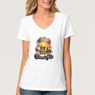V-hals T-shirt