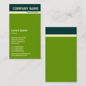 V Header Band - Donkergroen, room en groen 669900 Visitekaartje (Voorkant / Achterkant)