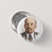 V.I. Lenin Pin Ronde Button 3,2 Cm (Voorkant /achterkant)