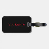 V.I. Lenin - Sovjet-Unie Boss - USSR Bagagelabel (Achterkant horizontaal)