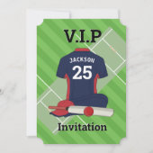 V.I.P Cricket (NBR) Birthday Party Kaart (Voorkant)