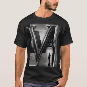 V ICON ERA - Chrome Mozaïek Luxe T-shirt - BEHEER 