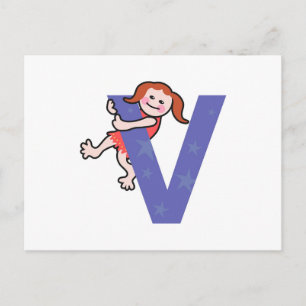 V is voor.... briefkaart