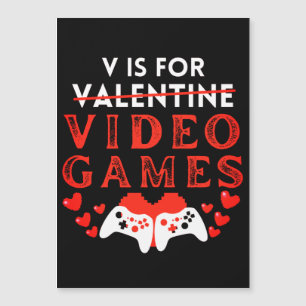 V Is Voor Grappige Valentijnsdag Videogames Gamer