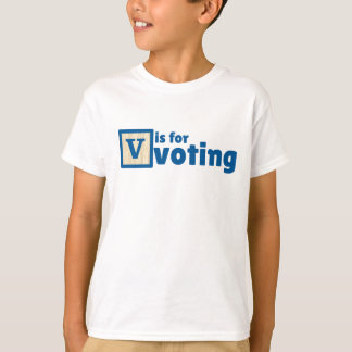 V is voor kiezerskinderen T-shirt