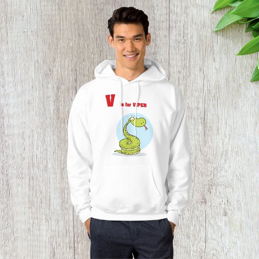 V is voor Viper Mannen Hoodie
