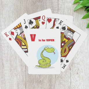 V is voor Viper Speelkaarten