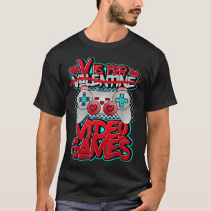 V is voor Wodka Anti Valentine Day Wodka T-shirt