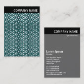 V-koptekst - Afbeelding - Geometrisch Abstract Visitekaartje (Voorkant / Achterkant)