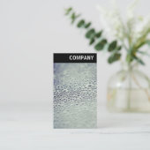 V-koptekst - Waterdruppels op glas 01 Visitekaartje (Staand voorkant)